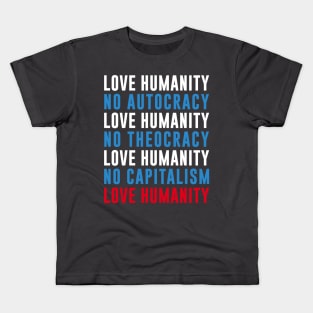 Love Humanity Kids T-Shirt